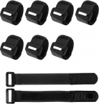 sourcing map 30 St&uuml;ck wiederverwendbare selbstgreifende Kabelbinder, 16 x 2 cm, Haken- und Schlaufen-Draht-Organizer f&uuml;r Netzkabel, Datenkabel, TV-/PC-Dr&auml;hte - verstellbare und langlebige Stoffb&auml;nder