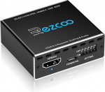 HDMI 2.0 Audio Extractor, toetab 4K 60 Hz 4:4:4, HDCP 2.2, 18 Gbit/s Dolby Vision HDR, DE-Embed SPDIF Optical 5.1CH + 3,5 mm Stereo L/R Audio Breakout, Dolby Digital Audio, EDID juhtimine, skaleerimine.