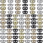 FEQO Pack of 80 Veneetsia maskid Karneval Vintage Antiik maskid Retro Veneetsia maskid meestele ja naistele