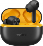 Realme Buds T200 Lite Bluetooth-k&otilde;rvaklapid | 48h taasesitus, AI ENC, kiirlaadimine, m&auml;ngurežiim, Google Fast Pair, IPX4, mikrofoniga (Volt Black)