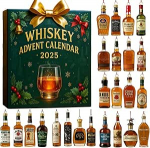 Advendikalender 2025, 24 p&auml;eva ilma kordamata advendikalendri alkoholi ripats (ilma jookideta), viski ripats kingitus, jookide kalender t&auml;iskasvanutele, baaris&otilde;pradele ja &otilde;nnelikele