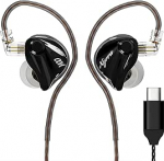 CCA Xyrra Dual Driver In Ear k&otilde;rvaklapid, 1DD + 1BD HiFi IEM k&otilde;rvaklapid, juhtmega m&auml;nguk&otilde;rvaklapid m&auml;ngijatele muusikutele