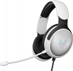 Audeeo Vanguard Kabelgebundene Gaming-Kopfh&ouml;rer mit Mikrofon, Active Precision Universal-Gaming-Headset (valge)
