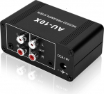 ATNEDCVH Mini Mini Stereo Audio Preamp k&otilde;rvaklappide v&otilde;imendi Gain 20dB Phono plaadim&auml;ngija fonogrammi eelv&otilde;imendi Dual OP Amplifier NE5532 koos 3.5mm RCA sisendiga 3.5mm-le