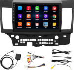 KIMISS autostereo puuteekraaniga raadio, 10,1-tolline auto GPS-m&auml;ngija 1+16GB MP5-m&auml;ngija GPS-navigatsioonis&uuml;steem sobib Lancer EX 2010-2015