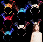 Shinybox 2025 uusaasta peapael LED-iga, 6i pakett Happy New Year Flashing Headband, uusaasta &otilde;htu peakate juukse aksessuaarid, Tiara Crowns peakate uue aasta peo soodustuste jaoks (juhuslik v&auml;rv)