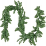 1,8 m kunstlik j&otilde;uluk&uuml;&uuml;nis m&auml;nnipuude okste ja marjadega, j&otilde;ulup&auml;rg ja kaunistus uksele, lauale, kaminale, seinale ja trepikoja jaoks (Simple Garland, 1,8 m)