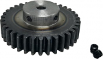 Modulritzel, Motorritzel, 1 St&uuml;ck Quench-Stirnradritzel 1,5 M 50 Z&auml;hne 12 mm Breite 825 mm Bohrung Zahnrad 50 Z&auml;hne 1,5 Modul Zahnstange Getriebe Stirnradkegel(50 Teeth Step 40mm*8mm Bore)