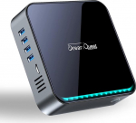 DreamQuest Mini PC Intel Alder Lake N95 (kuni 3,4 GHz) 16 GB RAM 512 GB M.2 SSD, Mini lauaarvuti USB 3.2/BT5.0/WiFi 5/4k HDMI, sobib &auml;rikontorisse Uus