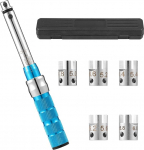 Mootorratta Spoke Torque Wrench, 2-10NM p&ouml;&ouml;rdemomendi rattav&otilde;ti koos hoiukarbiga, 5.0-6.8mm Spoke Tensioner Repair Tool Dirt Bike jaoks