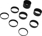 8pcs M48X0.75 Camera Eyepiece Extension Tube Kit Focal Length 3 5 7 10 12 15 20 30mm Extension Ring Accessories for Astronomical Telescope Photography
