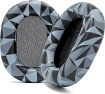 WC Wicked Cushions Extra paksud k&otilde;rvapadjad Sony WH-1000XM5 jaoks - Pehmed PU nahapadjad, luksuslik m&uuml;ra isoleeriv m&auml;luvaht, ekstra paksus | Geo Grey