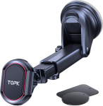 TOPK mobiiltelefoni hoidja auto magnet tugeva imiv&otilde;imsusega armatuurlauale ja tuuleklaasile, universaalne 360&deg; p&ouml;&ouml;ratav auto mobiiltelefoni hoidja iPhone Huawei Samsungile