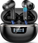 Bluetooth 5.4 k&otilde;rvaklapid, Bluetooth Stereo HiFi k&otilde;rvaklapid 4 HD ENC m&uuml;ra t&uuml;histamise, mikrofoniga, juhtmevabad k&otilde;rvaklapid, 48 tundi m&auml;nguaega, IP7 veekindlad k&otilde;rvaklapid