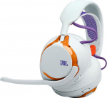 JBL Quantum 650 traadita Bluetooth m&auml;ngukomplektid JBL Quantum Room Soundiga, m&uuml;rasummutusmikrofon, USB-C kaabel, 45-tunnine aku, vahetatavad osad ja multiplatvormikompatientsus, t&uuml;rkiissinine v&auml;rvus