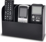 3 X 8,3 cm must pult TV DVD Blu Ray kliimaseadmed meikpintslite hoiukast Raske ekstra suur 3 kambriga