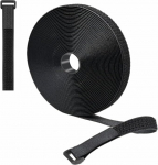 10 m x 20 mm k&otilde;rgtehnoloogiline rihm koos pandlaga, reguleeritavad kaablipaelad, mida saab m&otilde;&otilde;tu l&otilde;igata ja taaskasutada kaablite, juhtmete ja voolikute korraldamiseks.