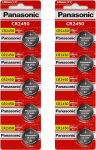 Panasonic CR2450 3-voldine liitium patarei - 10 patareid