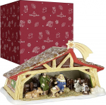 Villeroy & Boch j&otilde;ululoomad Memory Nativity Scene, dekoratiivne, j&otilde;ulupuu alla, k&otilde;vast portselanist, v&auml;rviline, 27 x 16 x 16 cm.