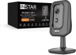 INSTAR IN-8401 2K+ Black - LAN/WLAN Surveillance Camera with AI (AI) - IP Camera - WPA3-2.4 and 5GHz WiFi - 2-Way Audio - PIR - Heat Sensor - Night Vision - 940nm Invisible LEDs - HomeKit - MQTT