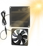 Mansardiventilaator - M&auml;chtiger Entl&uuml;ftungsfan | Solar Panel L&uuml;fter Kit | Solar Angetriebener Dachbodenluftgebl&auml;sesystem | Windgebl&auml;se F&uuml;r Gew&auml;chshaus | Garage Zwinger Coop Hundehaus Traditionelle Scheunenschup