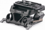Tilta 15mm LWS Arca Manfrotto Dual Baseplate Kit koos ARCA Manfrotto Dual Quick Release plaadiga Light Shoulder Rig jaoks - must TA-DBPK-B