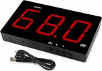 SW-525A m&uuml;rataseme m&otilde;&otilde;tja, digitaalne m&uuml;rataseme m&otilde;&otilde;tja 30 ~ 130 dB, 9,6-tolline LCD-ekraan, seinale riputatav detsibellim&uuml;ra m&otilde;&otilde;tmise tester koos andmelogi ja h&auml;irega