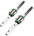 Professional 2 t&uuml;kki HGR20 HGR15 Square Linear Guide Rail + 4 t&uuml;kki Plain Bearing Block HGH15CA HGW15CA HGH20CA HGW20CA (Hgw20ca, 1500mm)