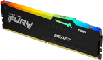Kingston FURY Beast Black RGB EXPO 16GB 6400MT/s DDR5 CL32 DIMM lauaarvuti m&auml;ngum&auml;lu &uuml;ksikmoodul - KF564C32BBEA-16
