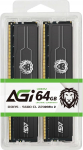 AGI UD238 DDR5 RAM 64GB Kit (2x32GB) 5600MHz UDIMM, CL46, Intel XMP 3.0 / AMD Expo, Desktop RAM (PC)