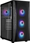 Silverstone SST-FAB1-PRO FARA Tower ATX m&auml;ngurikompuuterkapp, elegantne &otilde;huvoolukujundus, karastatud klaasist k&uuml;lgpaneel, 4 x 120 mm ARGB ventilaatorit + ARGB kontroller, must