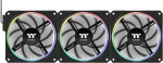 Thermaltake TS120 EX RGB integreeritud temperatuuriandur 3-pack mustana