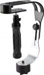 T&auml;ielikult varustatud Stabiliser Pro k&auml;eshoitav Steadycam videostabilisaator libisemiskindla paigalduspinnaga digikaamera videokaamera DV DSLR SLR jaoks
