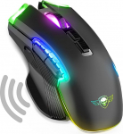 Spirit of Gamer - Juhtmevaba laetav m&auml;nguhiir Elite M70-8 programmeeritavad nupud - RGB taustavalgustus - Ergonoomiline m&auml;nguhiir p&ouml;idlatoega - optiline andur 4800 DPI