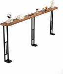 Diivaniriiuli tagumine konsoollaud (100 160 180 250 cm), puidust diivanilaud maal&auml;hedases stiilis diivanile, kitsas sissep&auml;&auml;sulaud v&auml;ikestesse tubadesse (260 x 18 x 90 cm/102,3 x 7 x 35,4 tolli).