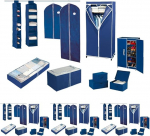 WENKO Jumbo-Box Air, Aufbewahrungsbox f&uuml;r Textilien, mit Sichtfenster und 3-Seiten-Rei&szlig;verschluss, sch&uuml;tzt vor Motten, Staub und Schmutz, aus atmungsaktivem Vlies-Material, 91 x 48 x 53 cm, Navy