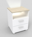 kalb Mila &ouml;&ouml;kapp integreeritud LED-valgusega, timmitav, v&auml;rv: Tammepuu