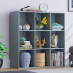 Vida Designs Durham Cube Bookcase Storage Organiser elutoa raamaturiiul kodukontori m&ouml;&ouml;bel (9 kuubikut, hall)