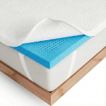 Degrees of Comfort Memory Foam Mattress Topper 5cm Single Bed Soft Bamboo Cover for Back Pain Mattress Topper with Non-Slip Removable Washable Cover Single Bed