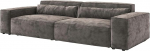 DELIFE Big-Sofa Sirpio XL mikrokiust khaki pruun 270 x 130 cm
