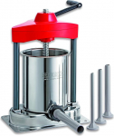 F. DICK Sausage Filler (Capacity 6.8 Litres, Sausage Filling Machine for Butchers/Butchers/Hobby Cooks/BBQ, Includes Filling Tubes, Stainless Steel Sausage Machine, Easy to Use)