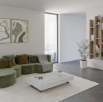 VE.CA.s.r.l. MILTON teisaldatav ruumi s&auml;&auml;stev laud, l&uuml;kandmehhanismiga, k&otilde;rguse reguleerimine (Shabby Chic)