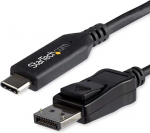StarTech. com USB-C ja DisplayPort kaabel (1,8m, 8K 30Hz, HBR3, USB-C adapter, Thunderbolt 3 &uuml;hilduv) (CDP2DP146B)