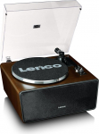 Lenco LS-570OK - Plattenspieler mit eingebauten Lautsprechern und Bluetooth&reg; - Plattenspieler auf Beinen - Eichenholz (LS-470WA)