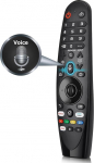 LG MR20 h&auml;&auml;ljuhtimisega kaugjuhtimispult universaalne &uuml;hilduv LG Magic Remote Smart Home'iga