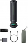 Insta360 Wave Graphite Black - AI Handsfree Bluetooth-h&auml;&auml;lsalvestaja, 8 m&uuml;rasummutusega Beamforming Micros, AI Transcript & Summary, 99 keelt, 32 GB m&auml;lu, koosolekutoiming