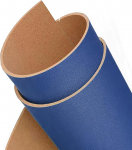 TOYOUNGUP Korkrolle Nicht Selbstklebend Korkplatte Gro&szlig; Hochdichte Korkplatte Naturkork-Fliesen Trittschalld&auml;mmung 8mm Dick F&uuml;r Heimwerkerbedarf Board Corner Wall Line Blau(1x4m(3.3x13.1ft))