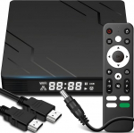 Retoo Android TV Box koos teleripuldiga, Smart TV Box 2,4 GHz neljatuumalise protsessoriga, meediapleier 4K ja Full HD resolutsiooniga, konverter (16 GB 2 GB RAM DDR3) Android 13 Bluetooth 5.0