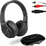 Retekess TA005 juhtmevabad k&otilde;rvaklapid telerile, juhtmevabad k&otilde;rvaklapid telerile, sisseehitatud laetav aku, 30 m signaali ulatus, toetab stereo-, AUX- ja RCA-sisendit, k&otilde;rge helitugevus eakatele