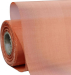 TIHONORI Pure Copper Wire Mesh, 100 x 100 cm Copper Mesh for Ventilation Openings, Window Grille, DIY Grounding Mat, Signal Shielding, Fine Fabric, Filter Fabric, 180 Mesh